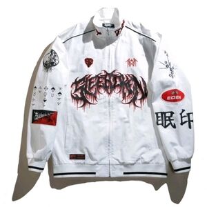 Sleep Token / Shibori Threads Racing Jacket - Large (L) Even in Arcadia TMBTE